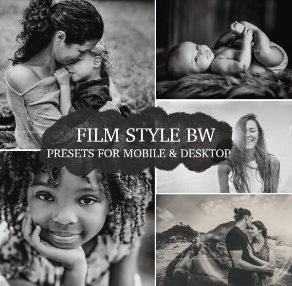 Film Style Black and White Lightroom Presets